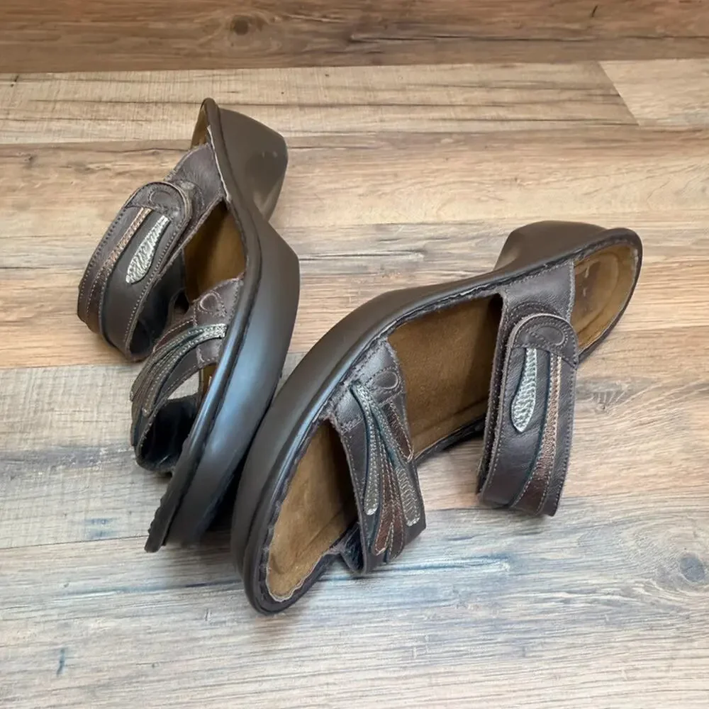 Naot Oleander Sandals Womens 10 Eu41 Casual Lifestyle Daily Slip On Slide